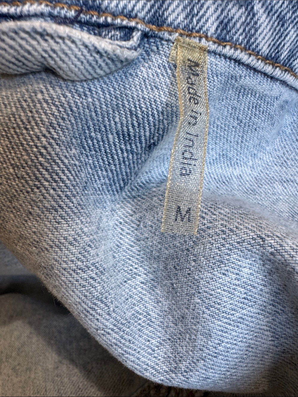 Long Light Wash Denim Duster Jacket #533 - Picture 3 of 6